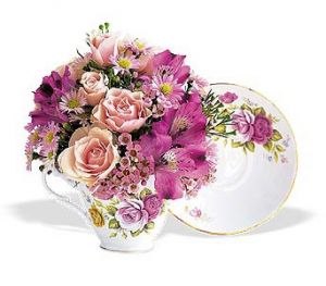 Pinks & Lavenders in Teacup