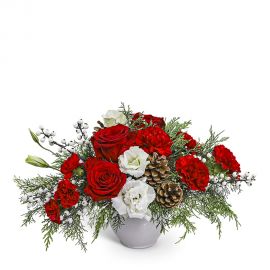 Snowberry Holiday Centerpiece